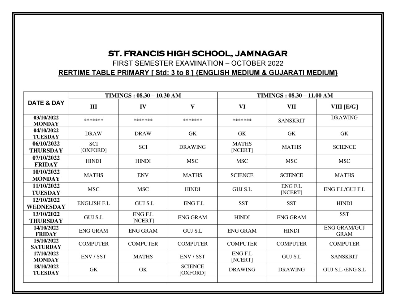 St.francis school